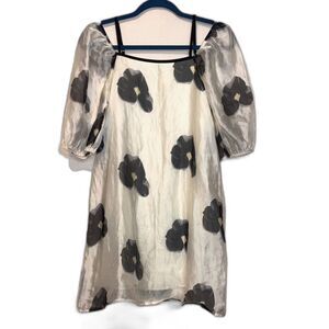 TUN Collection poly chiffon print dress